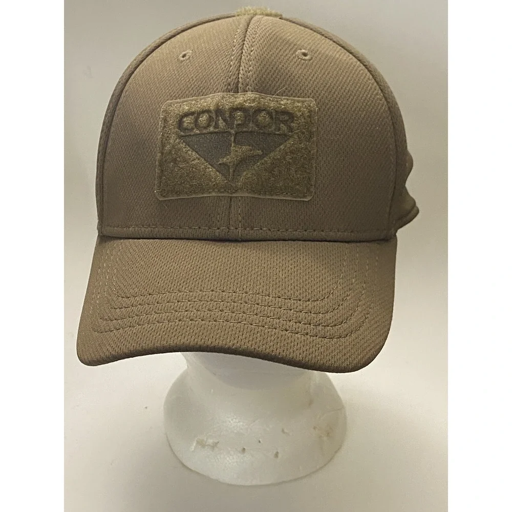 Condor Warrior‎ Hat Mens Small Medium Beige  Baseball Cap